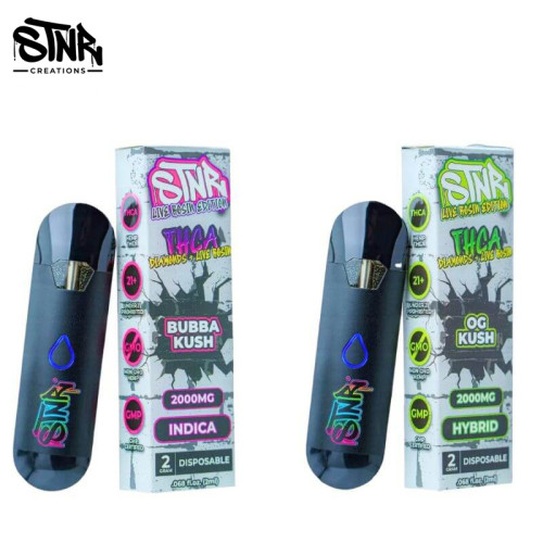 STNR THC-A DIAMONDS LIVE ROSIN DISPOSABLE VAPE 2GM/6CT/PK